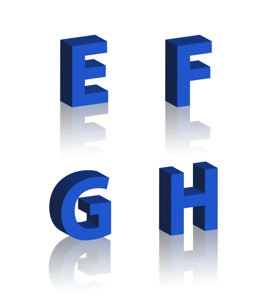 3d font set — Stock Photo, Image