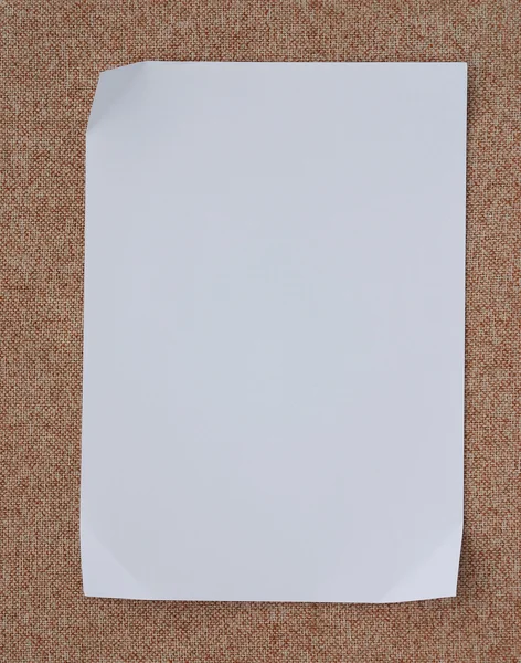 Papel simples em branco — Fotografia de Stock