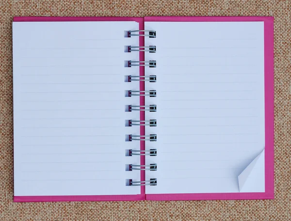 Cuaderno rosa —  Fotos de Stock