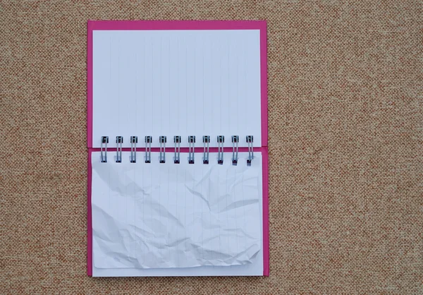Quaderno rosa — Foto Stock