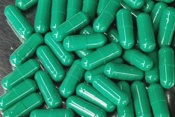 Antibiotické kapsle — Stock fotografie