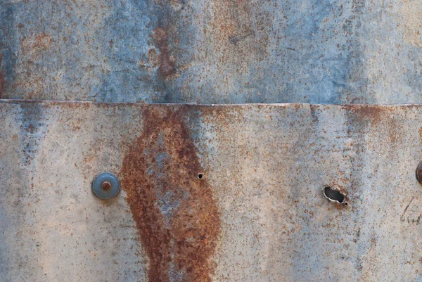 Ancienne texture de plaque de zinc — Photo