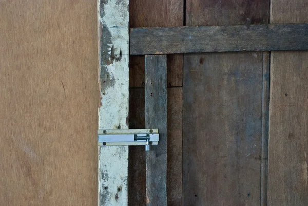 Дерев'яна двері — стокове фото