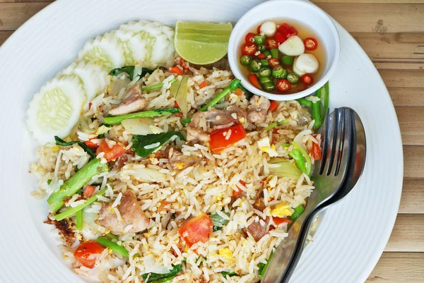Thai fried rice — Stock Photo, Image