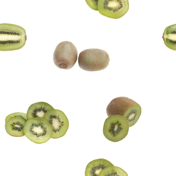 Owoce kiwi bezszwowe tło — Zdjęcie stockowe