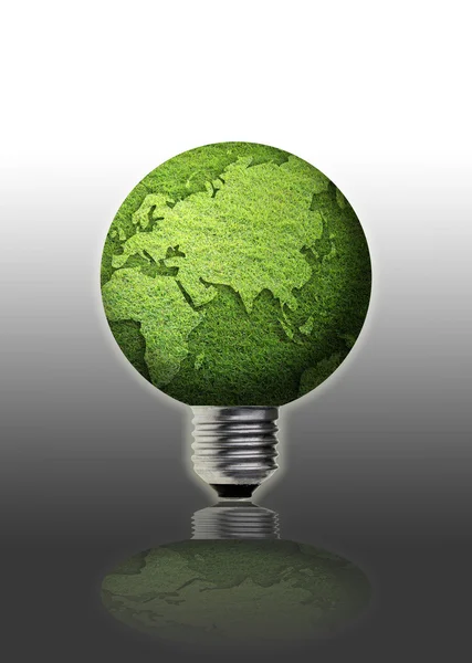 Globe light bulb — Stock Photo, Image
