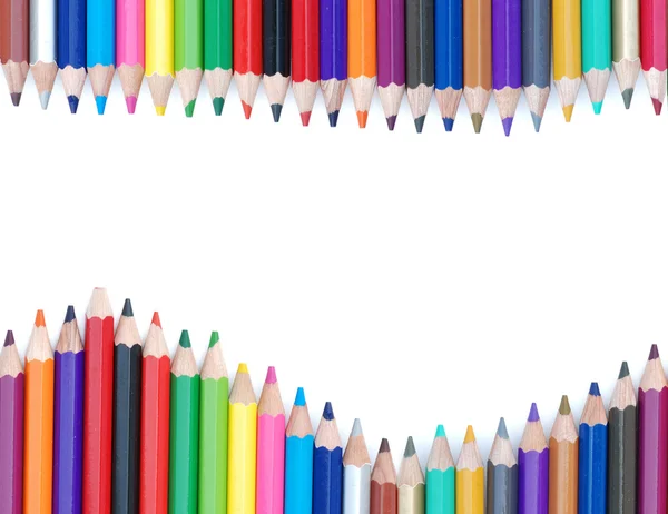 Bleistift Farbe Hintergrund — Stockfoto
