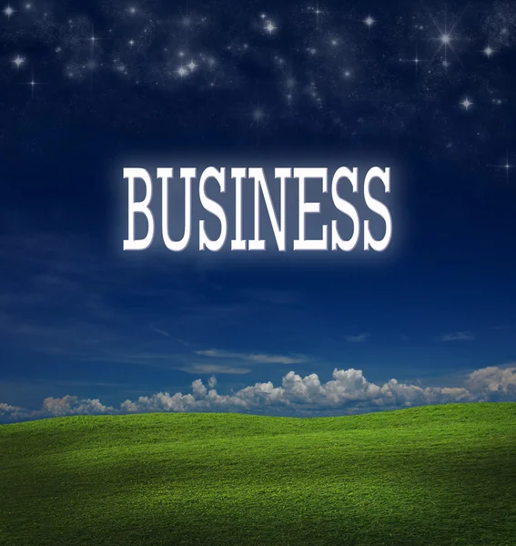 Üzleti szó — Stock Fotó