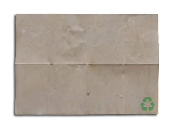 Stary papier z recyklingu — Zdjęcie stockowe