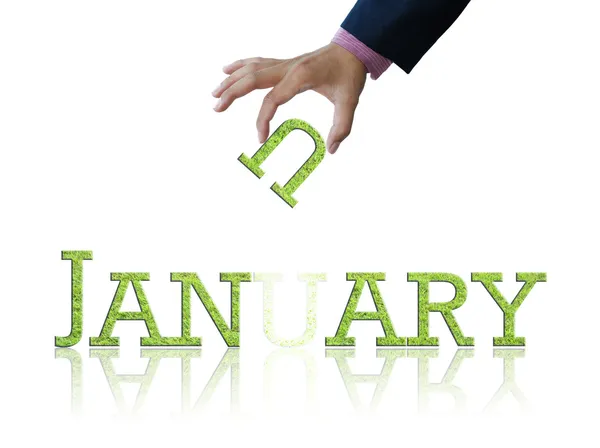 Január — Stock Fotó