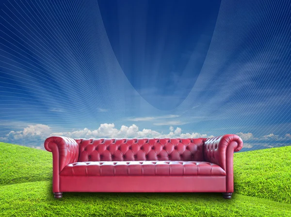 Vintag sofa — Stockfoto