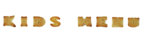 Cracker lettertype — Stockfoto