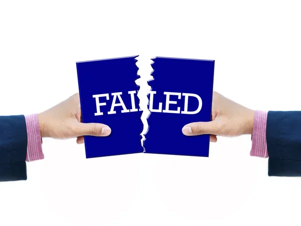 Failed — Stock Photo, Image