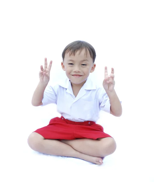 Sevimli genç Asyalı çocuk — Stok fotoğraf
