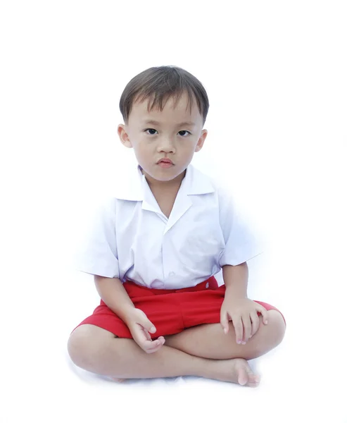 Милий молодий азіатський хлопчик — стокове фото
