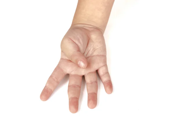 Barnets hand — Stockfoto