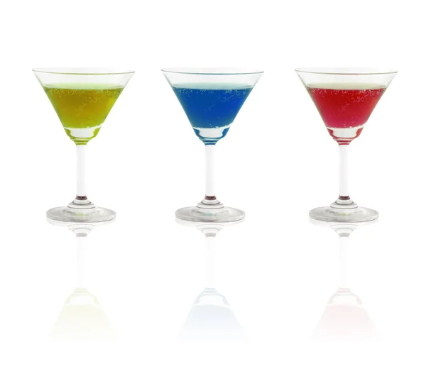 Vaso de líquido colorido —  Fotos de Stock
