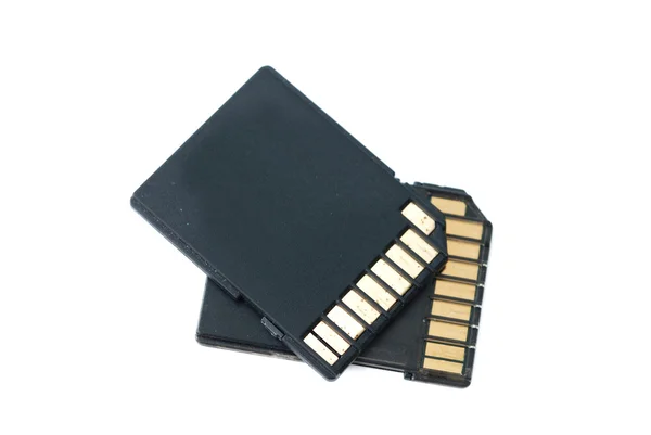 Two sd cards — Stock Photo, Image