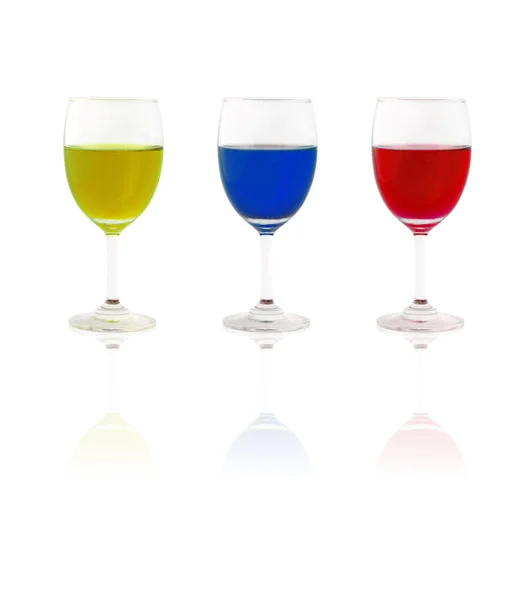 Vaso de líquido colorido —  Fotos de Stock