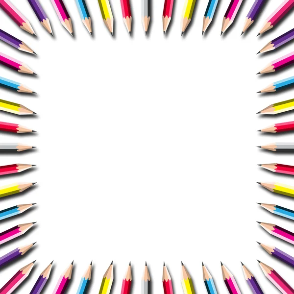 Ołówek rama — Zdjęcie stockowe