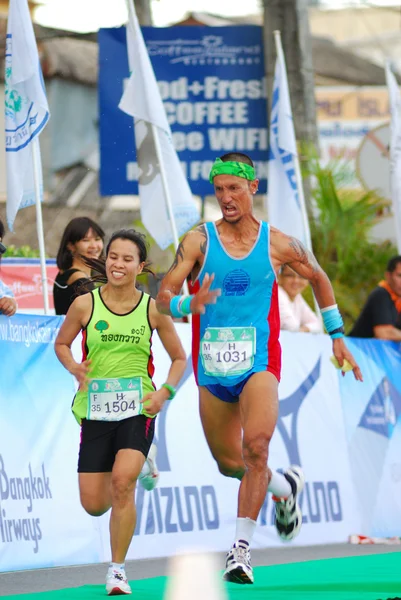 Maratona di isola di Samui 2011 — Foto Stock