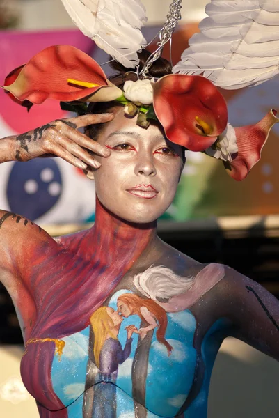 Samui bodypainting — Stock fotografie