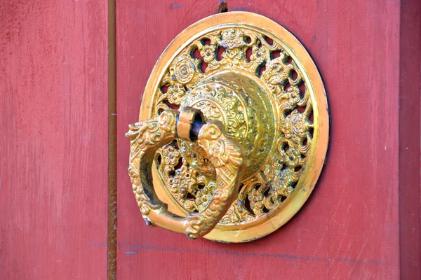 Λαβή της πόρτας του Μπουτάν — Φωτογραφία Αρχείου