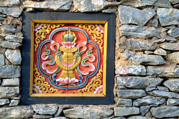 Bhutan wall — Stock Photo, Image