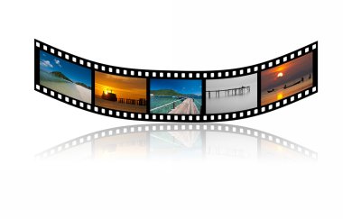 Travel film clipart