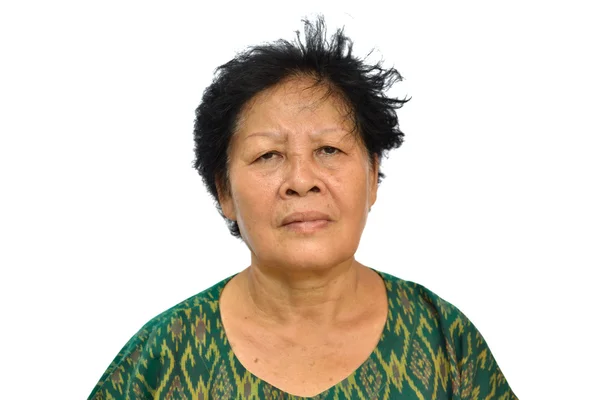 Μια ηλικιωμένη γυναίκα της Ασίας — Φωτογραφία Αρχείου