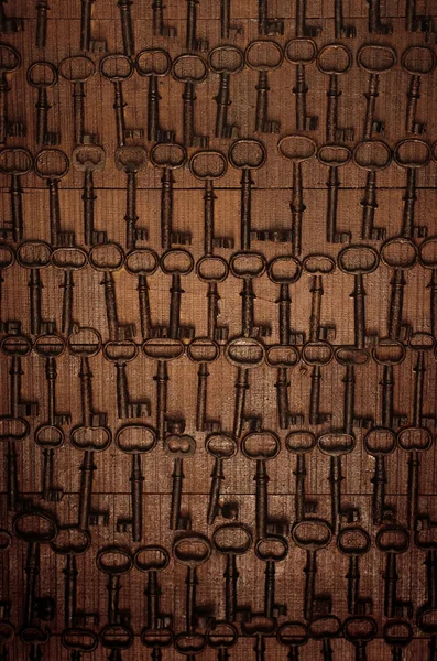 Nailed sleutels — Stockfoto