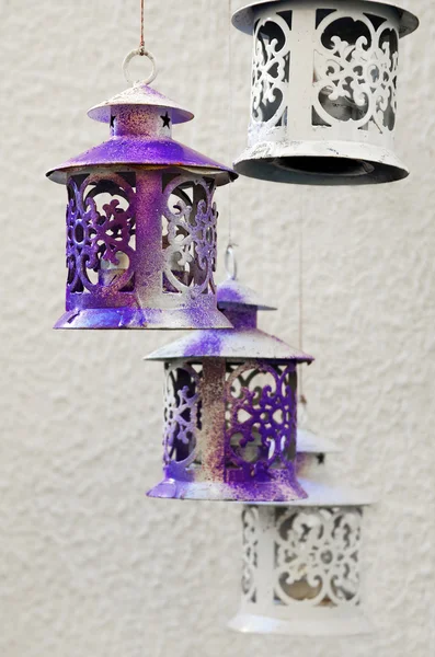Tin lanterns — Stock Photo, Image
