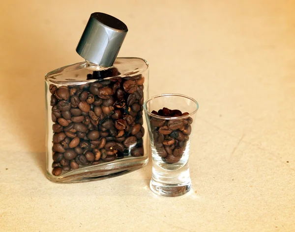 Kahve şişeler — Stok fotoğraf