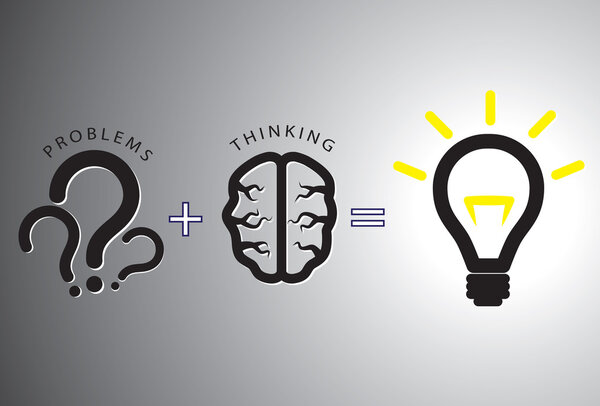 Концепция решения проблемы - решение ее с помощью мозга
