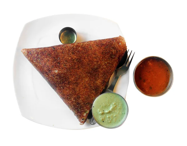 Indiase rijst taart met knipmasker — Stockfoto