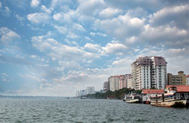 kerala - kochi'nın manzarası'nın ekonomik başkenti