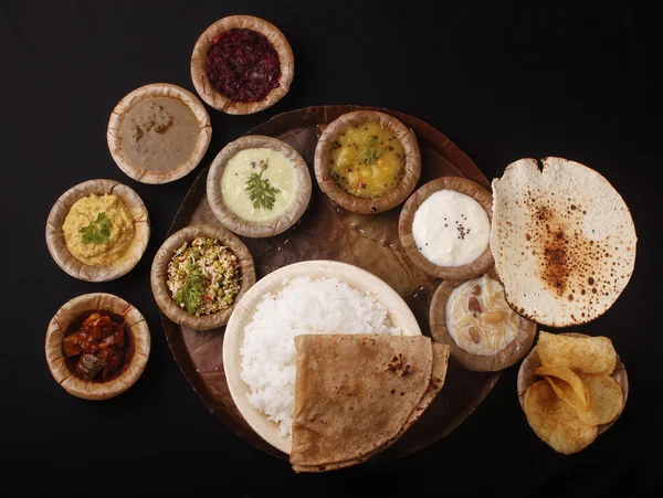 Pranzo indiano o pasti — Foto Stock