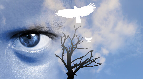 Kid angry because of environmental degradation