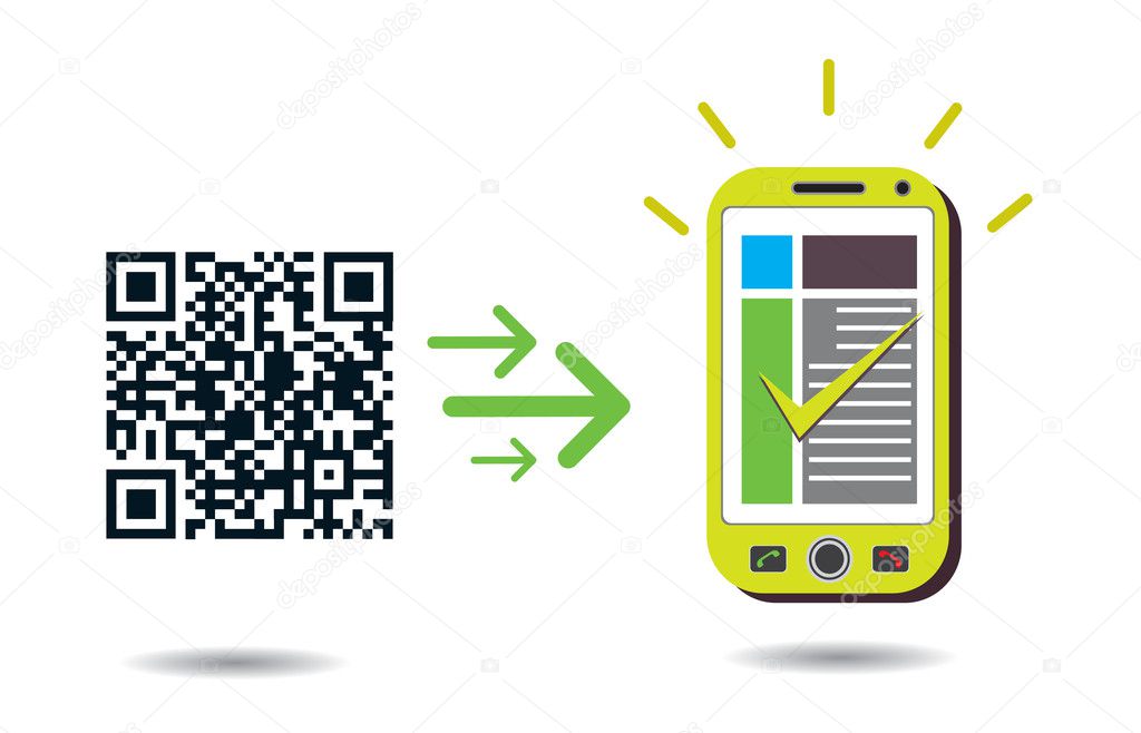 QR Code processing in cellphone