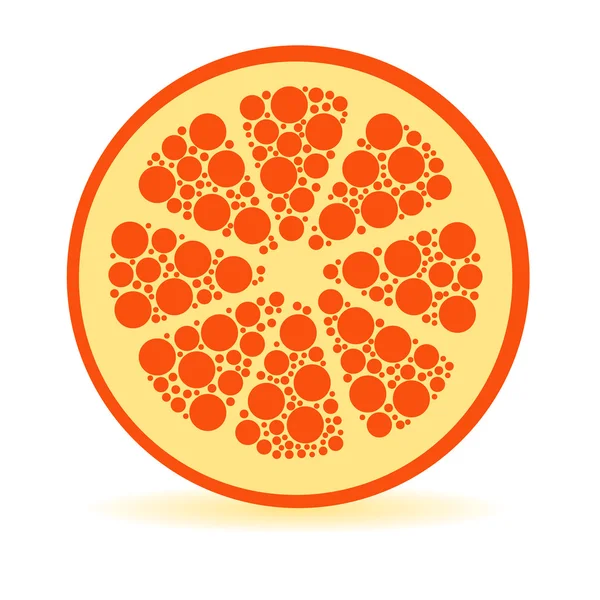 Πορτοκαλί κουκκίδες — Διανυσματικό Αρχείο