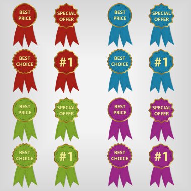 Award ribbons clipart