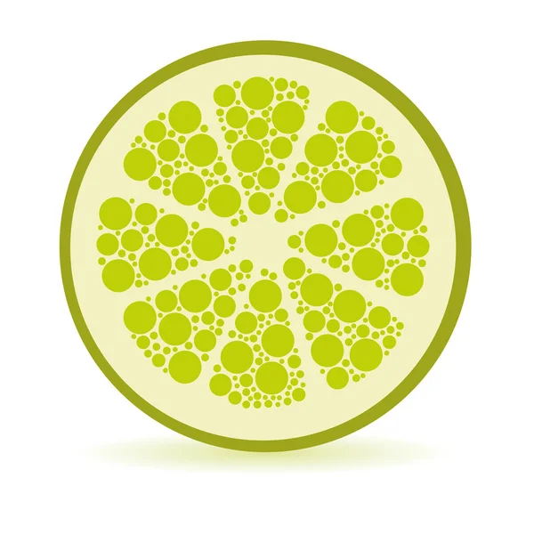 Dots lime — Stock Vector
