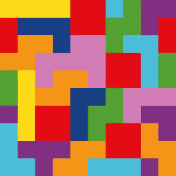 Tetris mönster — Stock vektor