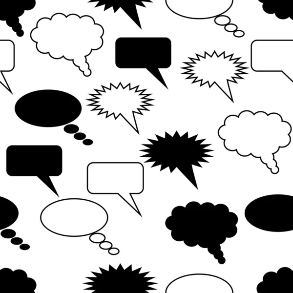 コミュニケーションのシームレスなパターン — ストックベクタ