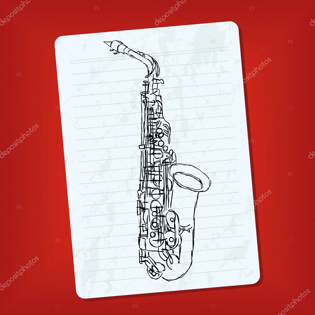 Doodle saxophone