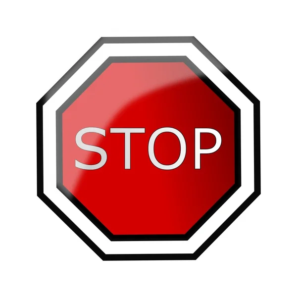Segnale di stop — Vettoriale Stock