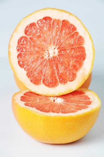 stock image Red grapefruit isolated on white background