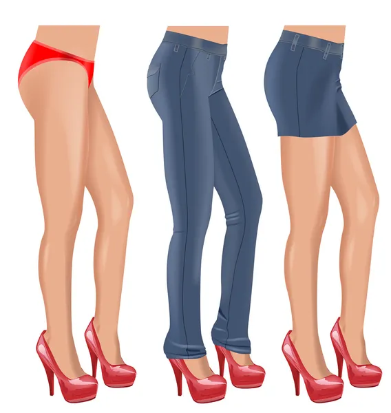 Jambes sexy — Image vectorielle