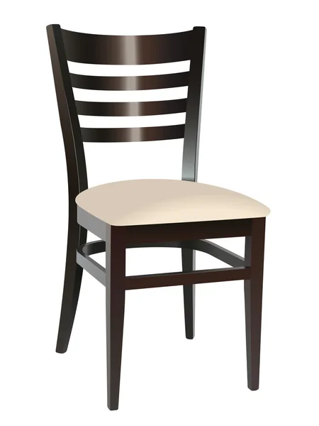 Wooden chair — Stock Vector