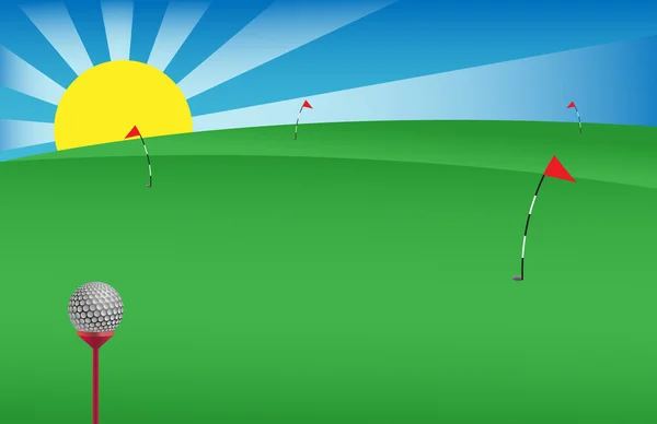 Bannière de golf 1 — Image vectorielle